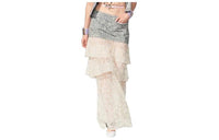 CHANEL 24C Casual Long Skirts Women's Silver