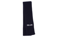 PRADA Knit Scarves Men Blue