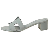 HERMES Oasis Slide Slippers 5cm Women's Gray