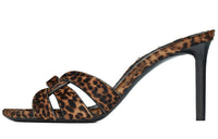 SAINT LAURENT Tribute Slim Heel High Heels 8.5cm Women's Brown
