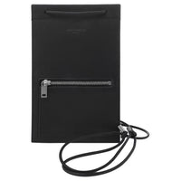 SAINT LAURENT Leather Shoulder Bag, Crossbody Bag, Wallet Card Holder Unisex Black