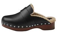 HERMES Calya Stylish Sandals Women's Black