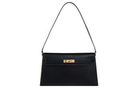 HERMES Kelly Elan Chevre Goatskin Shoulder Bag, Handbag, Shoulder Bag Women's