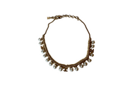 CHANEL Pearl Alloy Artificial Resin Necklaces Women's Gold