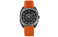 HERMES Hermès H08 Collection Wrist Watch Automatic Mechanical Movement Rubber Strap 42mm Gray Dial Men's Watches