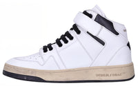 SAINT LAURENT Lax Round Toe Lace Up Sneakers
