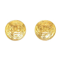 CHANEL Pre-Owned 1993 CC Clip On Costume Earrings
