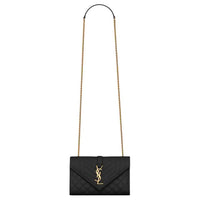 SAINT LAURENT Envelope Bag Small Black