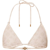 LOUIS VUITTON Mahina Monogram Triangle Bikini Top