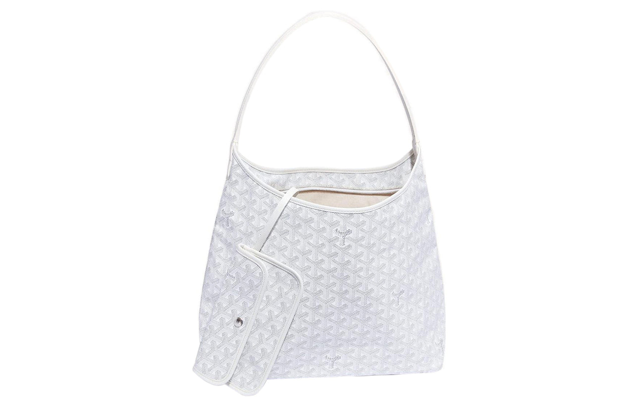 GOYARD Bohème Hobo Canvas With Leather Dog's Teeth Shoulder Bag Combo Bag Handbag, Shoulder Bag Women's