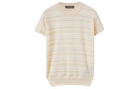 Loro Piana Mogami Crewneck T-Shirt Women's Beige