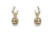 CHANEL Earrings Women's Brown/Gold