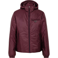 PRADA FW24 Down Jacket Men's Burgundy