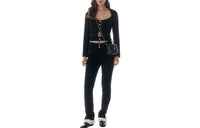 CHANEL 23N Casual Pants Women's Black