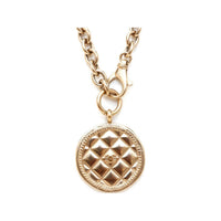 CHANEL 2015 Cc Medal Chain Necklace