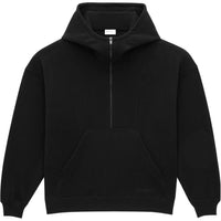 SAINT LAURENT Half Zipped Long Sleeved Hoodie