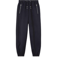 Loro Piana Knitted Sports Pants Women's Marine Blue