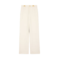 CELINE Casual Pants Women's Ecru
