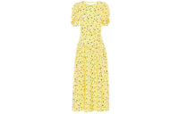 MIU MIU Short Sleeved Dress Women's Yellow