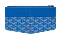 GOYARD Insert Louise Canvas With Leather Wallet Unisex Blue