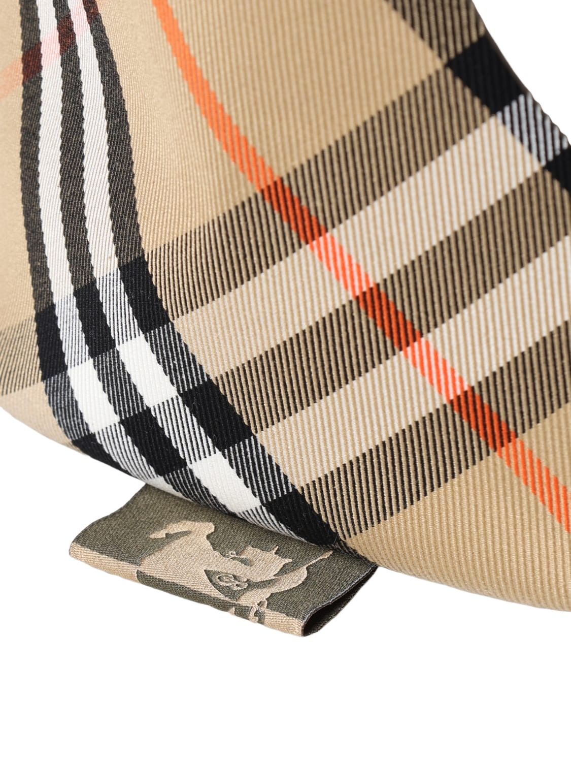 (WMNS) Burberry 25 Burberry Vintage Check Coated Cotton Bag 'Beige' 8093869
