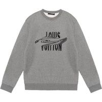 LOUIS VUITTON Sweatshirt Men's Gray