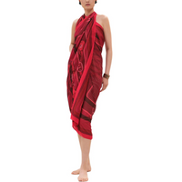 HERMES Sleeveless Dress Women's Red