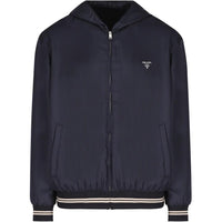 PRADA Zip Up Hooded Coat