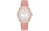 LOUIS VUITTON Wrist Watch Quartz Movement Cowhide Strap 36mm White Dial Women's Watch