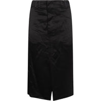 SAINT LAURENT Front Slit Midi Skirt