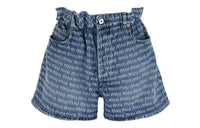 MIU MIU SS23 Denim Shorts Women's Blue