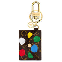 LOUIS VUITTON Yayoi Kusama Collaboration Canvas Keychain Bag Accessory Women's Multicolor