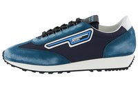 PRADA Anti-Slip Wear-Resistant Low-Top Casual Shoes Men's Blue