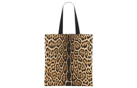 SAINT LAURENT Cotton Tote Bag Shopping Bag Handbag Men's Leopard