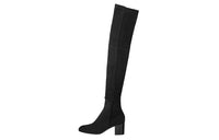 HERMES Decibel Thigh-high Knee-High Boots 6cm Women's Black