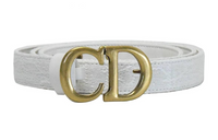 DIOR Belts Unisex White