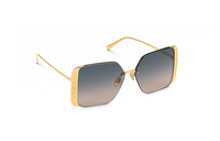 LOUIS VUITTON Z2173U Lv Moon Metal Square Sunglasses