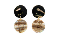 SAINT LAURENT Shell Earrings Women's Gold