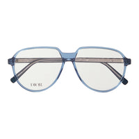 DIOR Acetate Metal Oval Eyeglass Frames Men's Blue