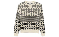 SAINT LAURENT Stripe-Jacquard Crewneck Jumper