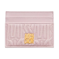 DIOR Miss Dior Lambskin Card Holder Women's Light Pink