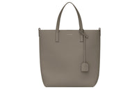 SAINT LAURENT Cow Leather Handbag Women's Gray