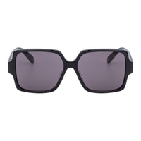 CELINE Plate Frame Irregular Shape Sunglasses Unisex Black