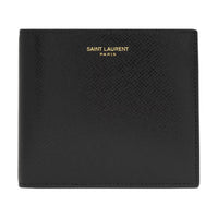 SAINT LAURENT Calfskin Coin Purse Unisex Black
