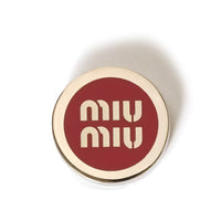 MIU MIU Brass, Metal, Enamel Brooches Women's Gold