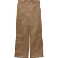 PRADA SS25 Casual Pants Women's Mud Gray