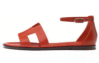 HERMES Strap Sandals Women's Red