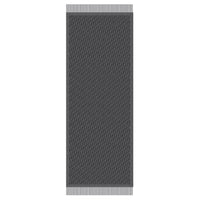 DIOR Mulberry Silk Silk Scarves Men's Dark Gray