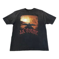 Travis Scott Coachella Exclusive La Flame Utopia T-Shirt 'Black' TS-T-CHCLA4001