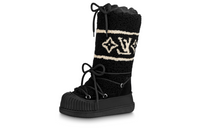 LOUIS VUITTON Knee-High Knee-high Boots Women's Black